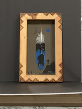 Load image into Gallery viewer, Hand Painted Framed Imitation Eagle feathers.
