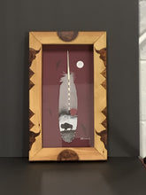 Load image into Gallery viewer, Hand Painted Framed Imitation Eagle feathers.
